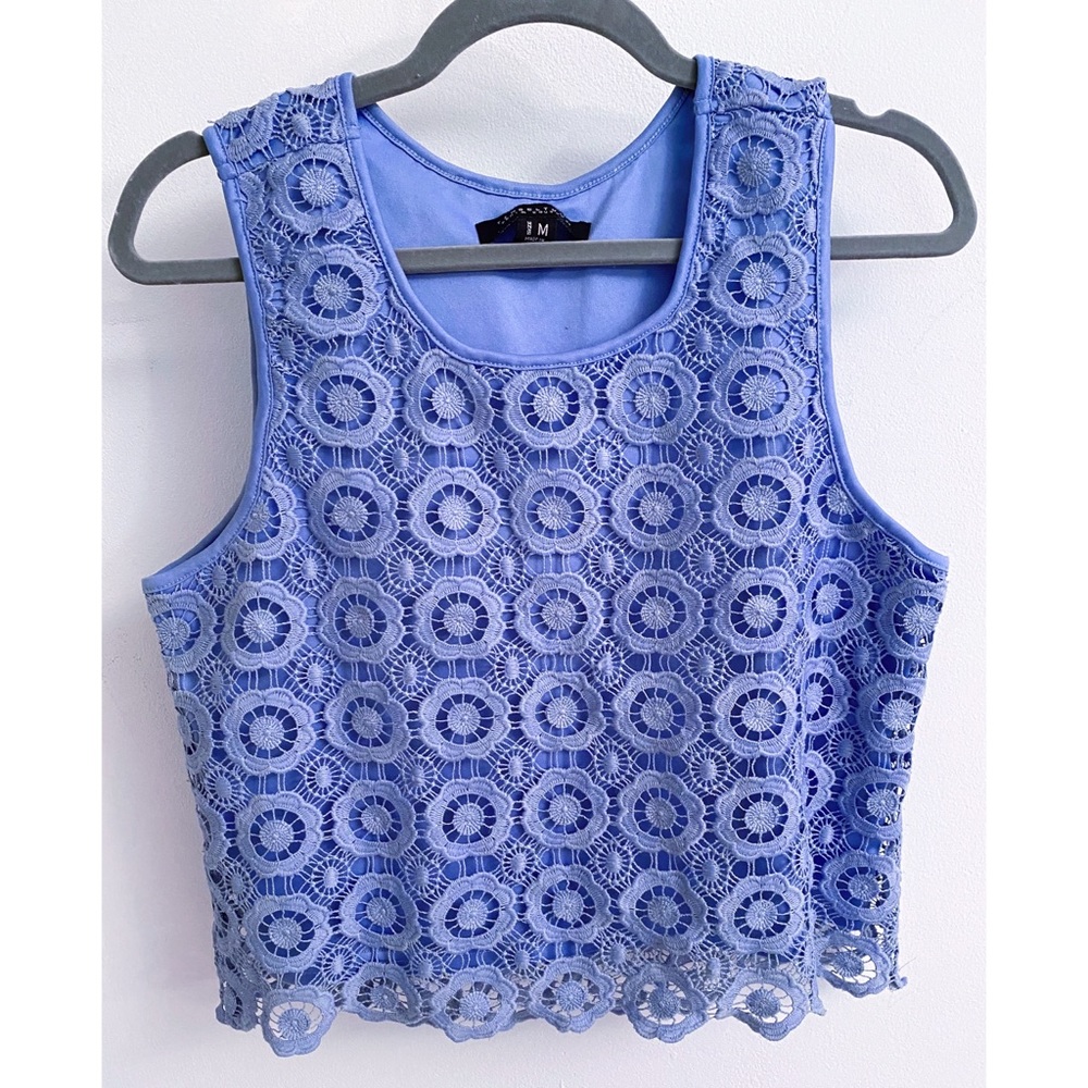 Tinseltown Lace Flower Top